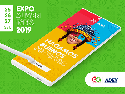 Expoalimentaria 2019 APP Cover app branding design ui user friendly ux web webdesign