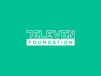 Seven Eleven Logo logo logo design outline