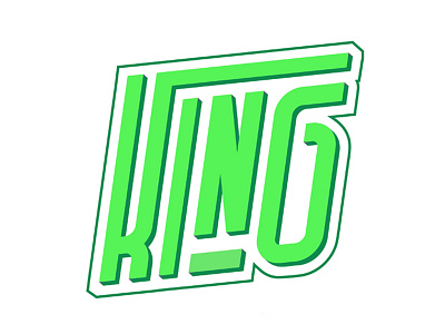 King Custom Block Lettering