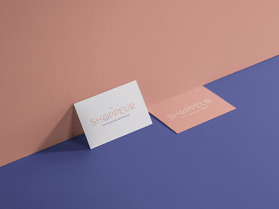 The Shoppeur Brand Identity Design branding design identity logo