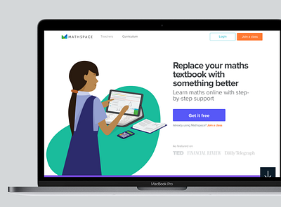 Mathspace Website Redesign animation branding design dev icon illustration logo redesign ui ux wesite