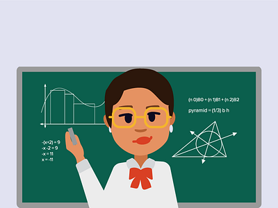 Shirley Ann Jackson animation app avatar brand branding design flat girl icon illustration learning scientist shirley ann jackson space teacher ui ux vector web website