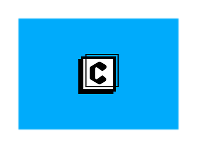 C Logo for Cast Service blue c c logo cast logo logotype minimal stamp stream service