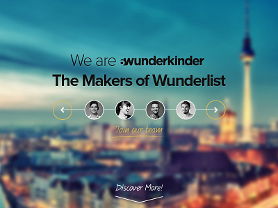 6Wunderkinder - Landing Page