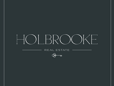 Holbrooke Real Estate brand design branding logo design real estate real estate logo realtor realtor logo