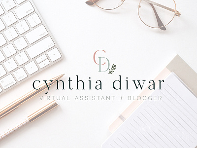 Cynthia Diwar: Virtual Assistant Branding branding graphic design graphic design logo illustration logo logo design logo design concept vector virtual assistant