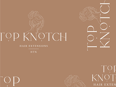 Top Knotch Hair Extensions Branding