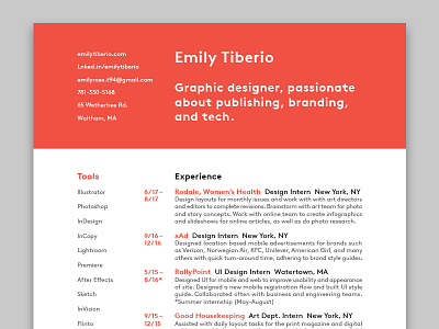 Resume preview