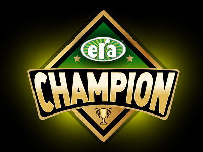 Era Champion champion gold graphic graphic design green logo logo design masthead