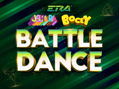 Johara Bocey Battle Dance graphic graphic design logo logo design typography