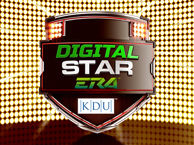 Digital Star Era badge branding design graphic graphic design masthead vector
