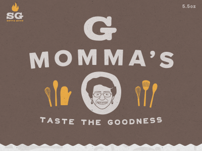 G Momma's Direction cookies cooking goodness grandma packaging