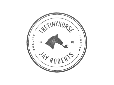 thetinyhorse seal branding identity mark seal thetinyhorse