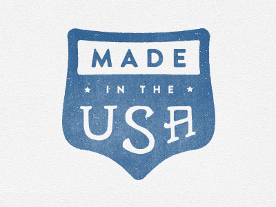 Made In The USA america badge blue freedom stars usa