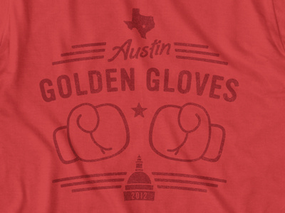 ATX Golden Gloves austin boxing red shirt texas