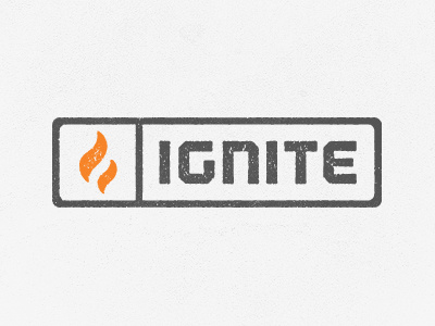 Ignite branding flame identity logo outage