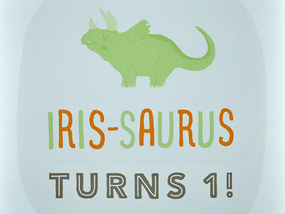 1st Birthday Print birthday dinosaur prova