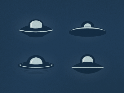 ufo study blue hover identity logo ufo