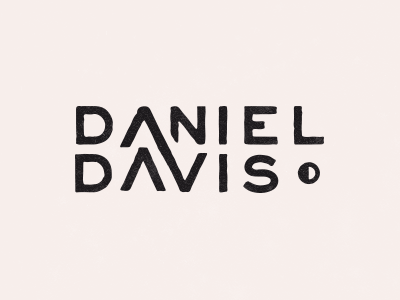 Daniel Davis branding identity type