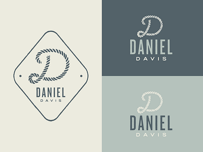 Daniel Davis 2 blue branding identity photography rope