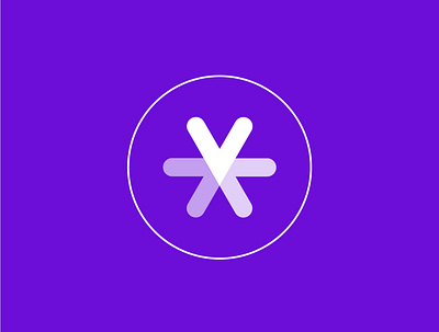 Frintern Rebrand branding icon identity design illustrator logo logomark purple