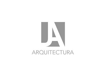 JA Arquitectura architecture branding logo logodesign