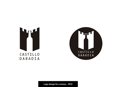 Castillo Dabadia 2012 branding design emblem identity logo wine winery