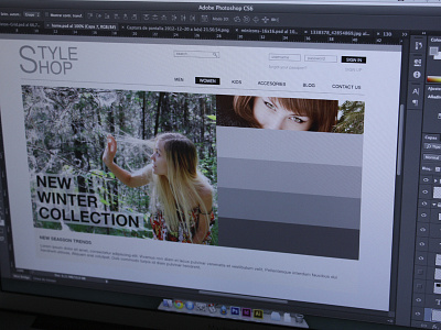 StyleShop Website design shop web women