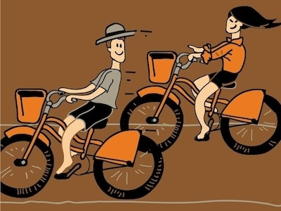 love riders bike biker bikerio itaú laranja orange ride