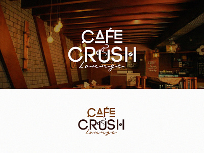 Cafe Crush Lounge Logo Design