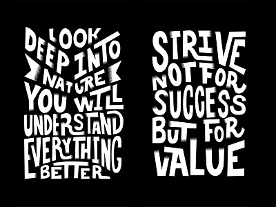 Einstein WIPs einstein lettering motivation nature quote shirt success type typography value wip