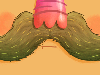 I'm No Hipster - Shave the 'Stache - Lose cartoon game illustration iphone mustache shave videogame