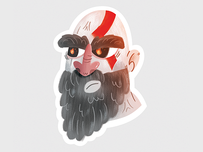 God of War - Kratos Sticker