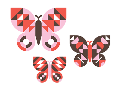 Springtime Butterflies butterfly illustration spring sticker vector