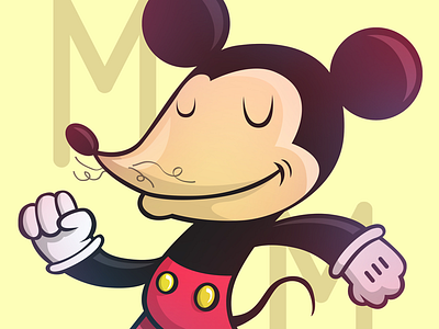 Mickey Mouse cartoon disneyland happiest place on earth illustration mickey mouse