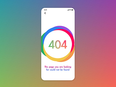 DailyUI 008 | 404 Page