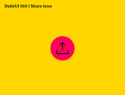 DailyUI 010 | Share Icon bright dailyui icon icons share share button share icon