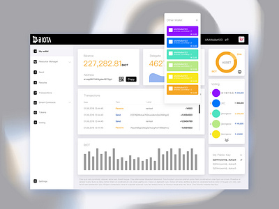 BIOTA Wallet UI