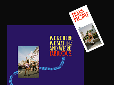London's Trans+ Pride — art direction art direction layout minimal transpride typography ui website