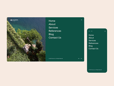 Dionaea Gardens Website redesign art direction design layout typography ui website
