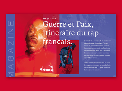 Guerre Et Paix art direction branding design layout photography typography ui