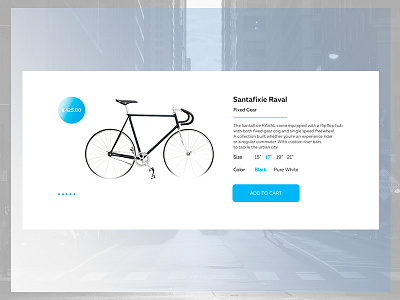 Bike UI Card bicycle bike card ui