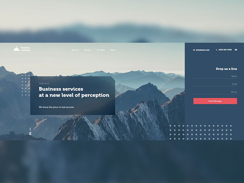 Business company by Viktor on Dribbble