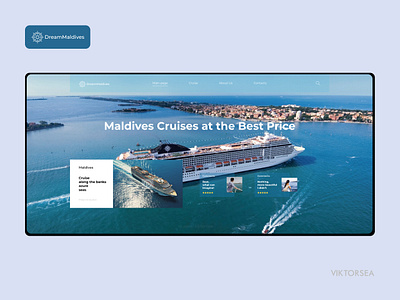Maldives boat cruise cruise ship design sea ui ux design
