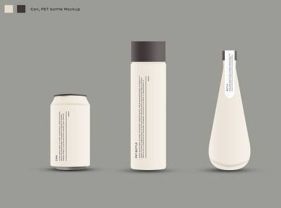 bottle, Can, PET bottle sample bottle can mockup pet product