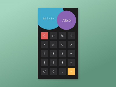 Daily UI #004 - Calculator dailyui design sketchapp ui ux