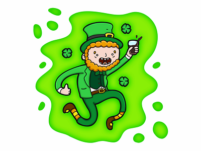 Happy St. Patrick’s Day! caricature cartoon character comic comics irish leprechaun patrick saint