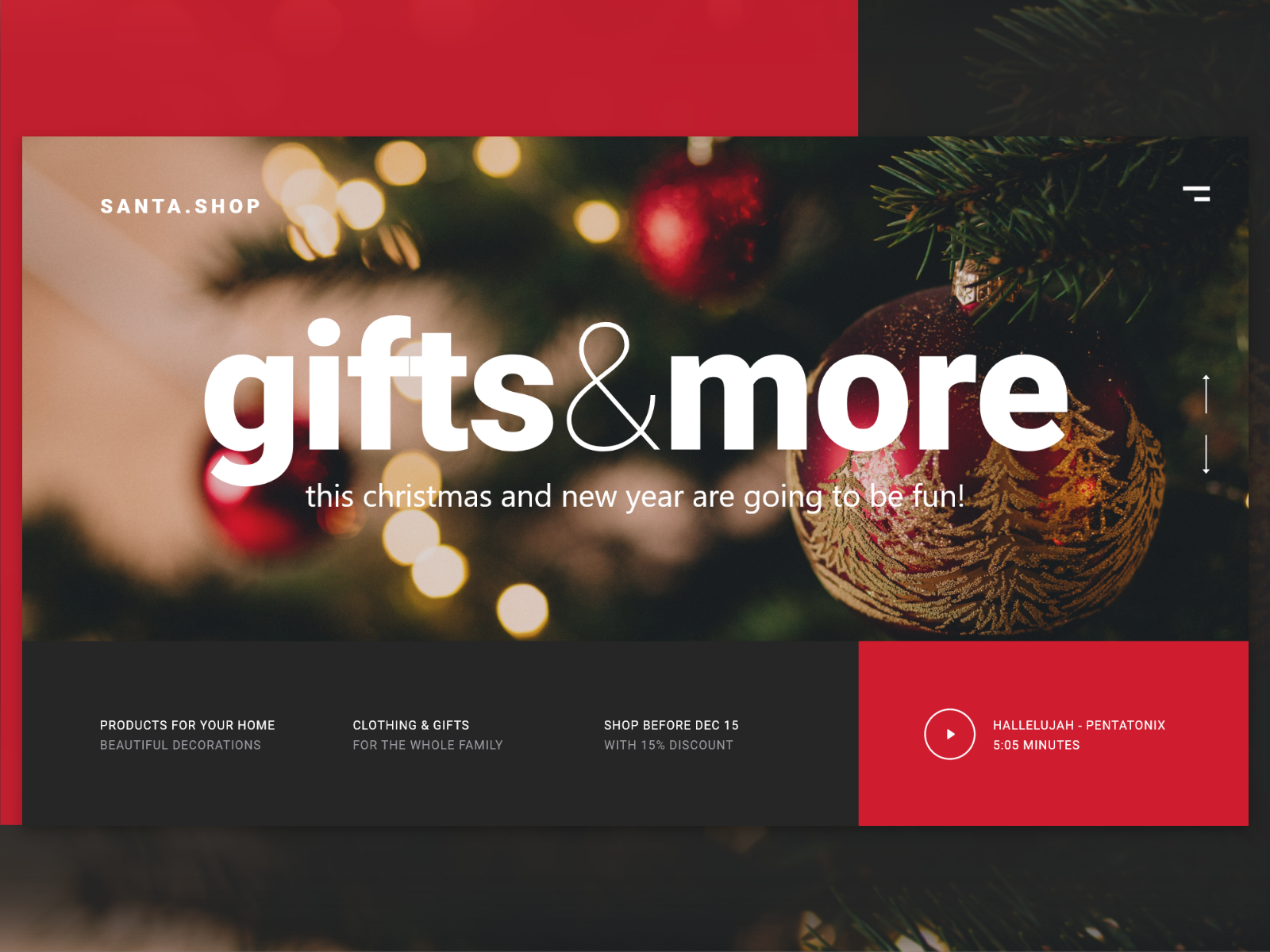 Christmas Website designs, themes, templates and downloadable graphic elements on Dribbble