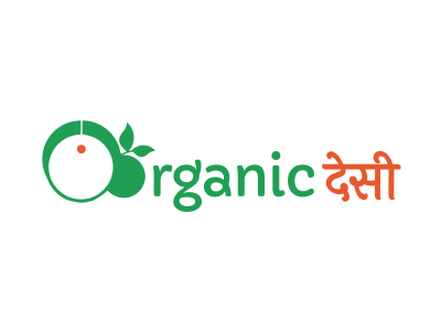 Organic Desi food healthy india indian logo organic pure restaurant woman