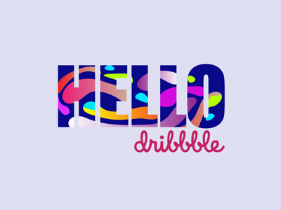 Hello Dribbble debut design first shot hello dribbble illustration